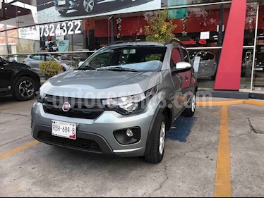 Fiat Mobi 5p Way L4/1.0 Man usado (2018) color Gris precio $182,500