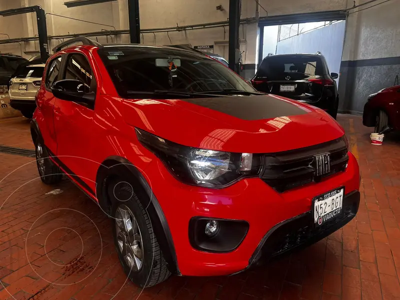 Foto Fiat Mobi Trekking usado (2021) color Rojo Cobrizo financiado en mensualidades(enganche $71,750 mensualidades desde $2,532)