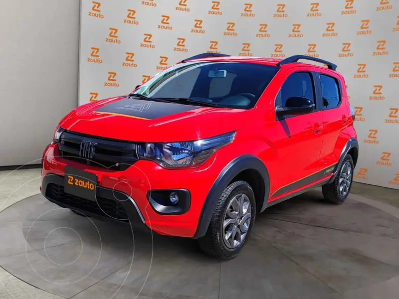 Foto Fiat Mobi Trekking usado (2024) color Rojo financiado en mensualidades(enganche $67,989 mensualidades desde $5,201)