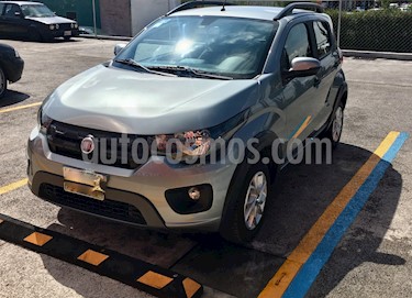 Fiat Mobi Way usado (2017) color Gris Tellurium precio $178,999