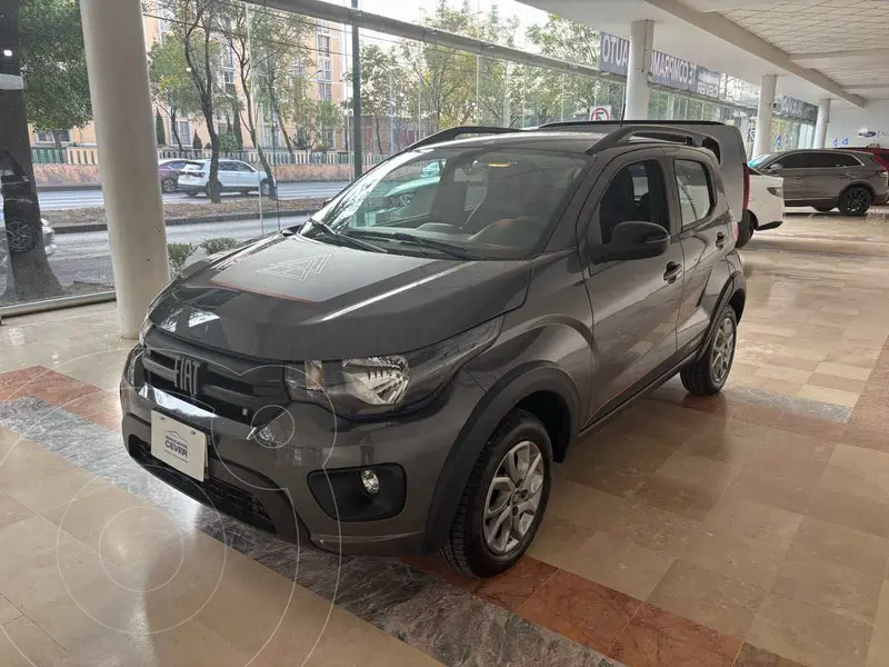 Foto Fiat Mobi Trekking usado (2024) color Gris financiado en mensualidades(enganche $59,662 mensualidades desde $6,349)