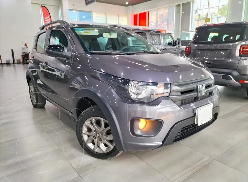 Foto Fiat Mobi Trekking usado (2021) color Gris Oscuro financiado en mensualidades(enganche $74,697 mensualidades desde $3,209)