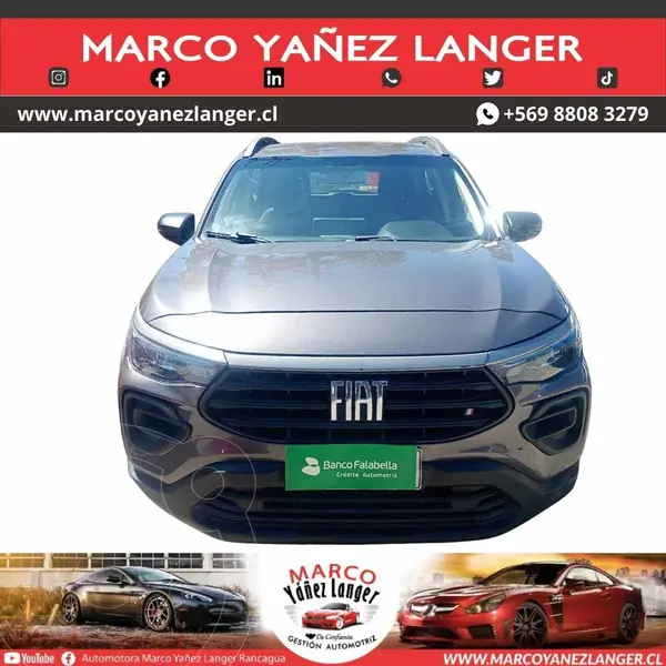 Foto FIAT Pulse 1.0L Audace Aut usado (2022) color Negro precio $9.990.000