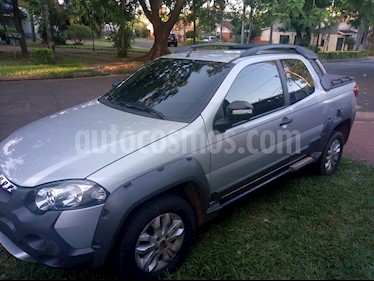 FIAT Strada Adventure 1.8 Cabina Extendida Locker Full usado (2015) color Gris Scandium precio $560.000