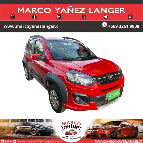Foto FIAT Uno 1.4L Evo FL usado (2019) color Rojo Alpine precio $7.390.000