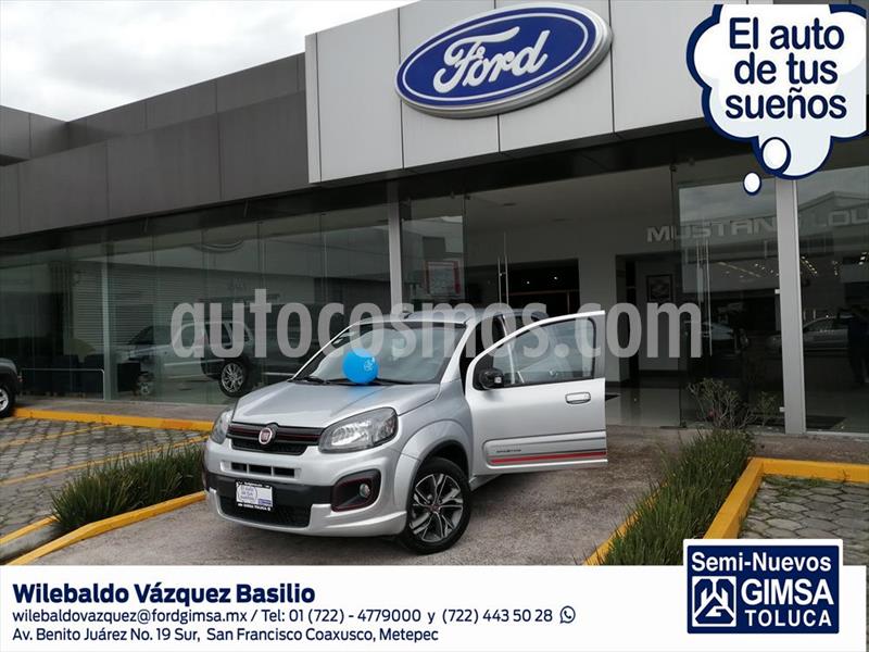 Fiat Uno Sporting usado (2017) color Plata precio $157,000