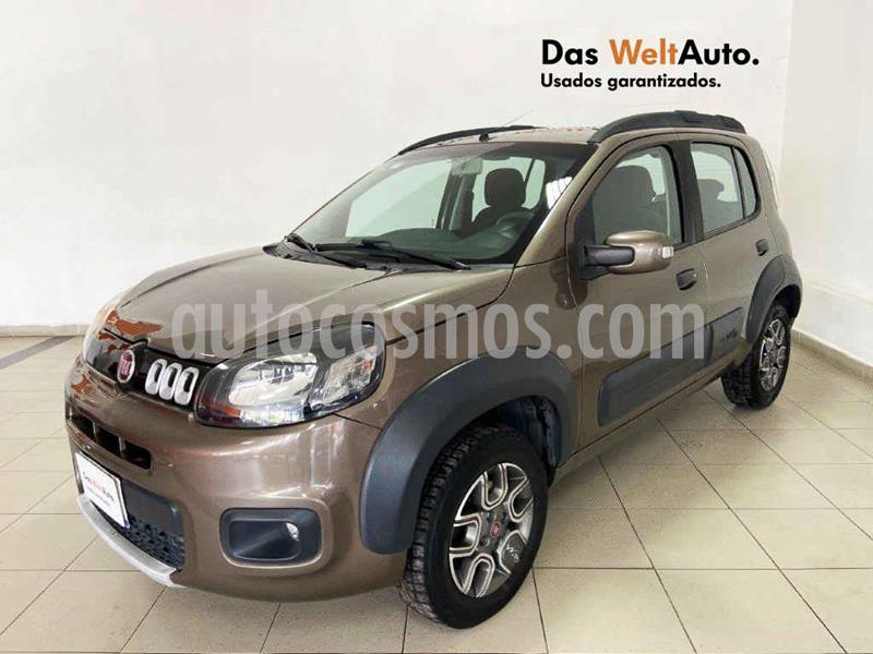 Fiat Uno Way usado (2016) color Cafe precio $119,995
