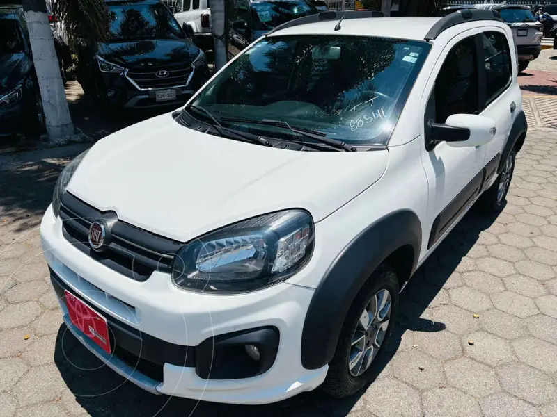 Foto Fiat Uno Way usado (2020) color Blanco financiado en mensualidades(enganche $55,631 mensualidades desde $4,941)