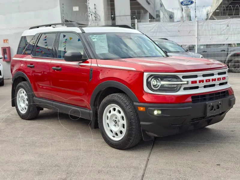 Foto Ford Bronco Sport Heritage 1.5L usado (2023) color Rojo financiado en mensualidades(enganche $113,300 mensualidades desde $12,720)