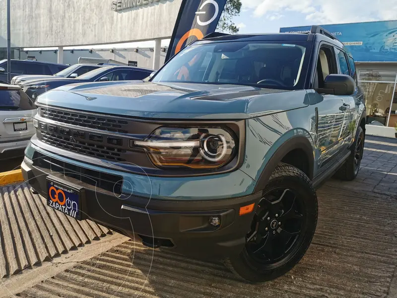Foto Ford Bronco Sport First Edition usado (2021) color Azul financiado en mensualidades(enganche $188,750 mensualidades desde $17,912)