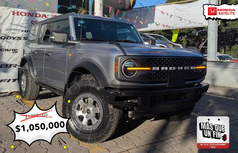 Foto Ford Bronco Badlands 4 Puertas usado (2022) color plateado precio $1,080,000
