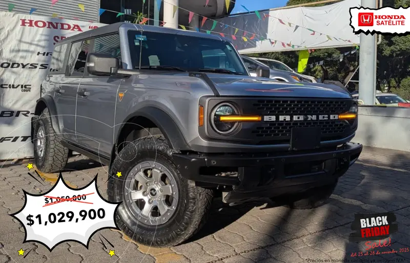 Foto Ford Bronco Badlands 4 Puertas usado (2022) color plateado precio $1,050,000