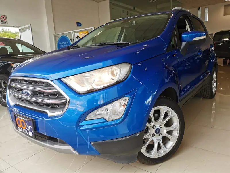 Foto Ford Ecosport Titanium Aut usado (2019) color Azul financiado en mensualidades(enganche $88,750 mensualidades desde $5,148)