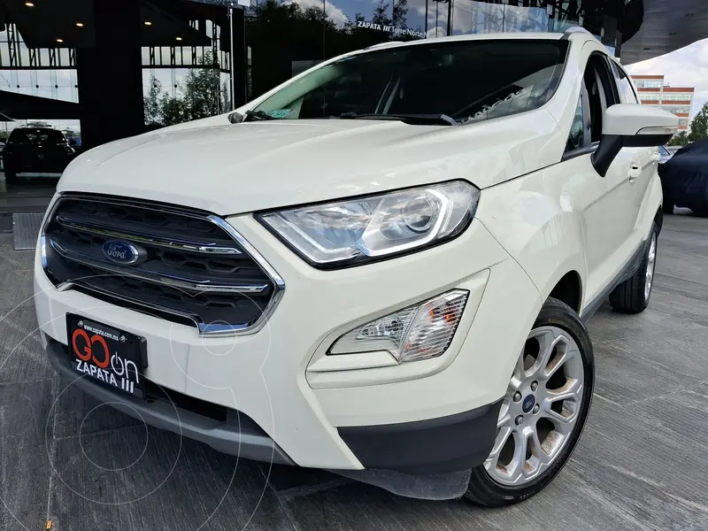 Foto Ford Ecosport Titanium usado (2020) color Blanco financiado en mensualidades(enganche $97,500 mensualidades desde $5,655)