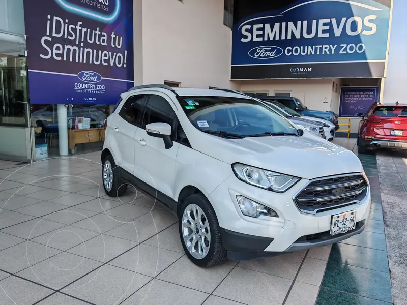 Foto Ford Ecosport Titanium Aut usado (2018) color Blanco financiado en mensualidades(enganche $32,900 mensualidades desde $9,600)