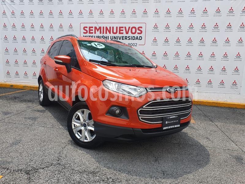 Ford Ecosport Trend Aut usado (2015) color Naranja precio $170,000