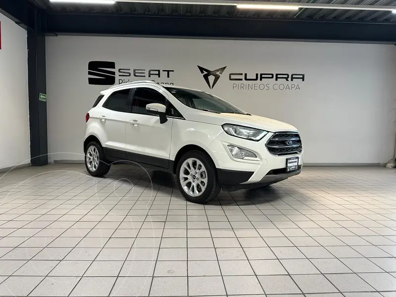 Foto Ford Ecosport Titanium Aut usado (2018) color Blanco financiado en mensualidades(enganche $72,820 mensualidades desde $8,278)