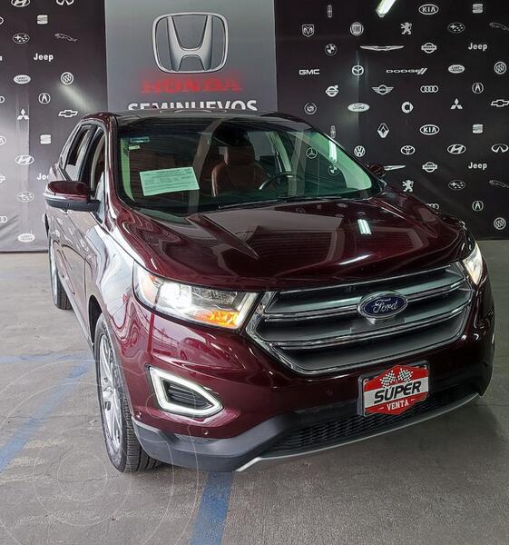 Ford Edge Titanium usado (2017) color Rojo precio $499,000