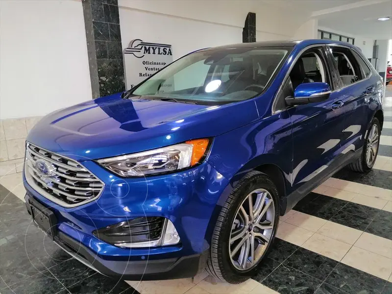 Foto Ford Edge TITANIUM FWD 2.0 GTDI usado (2022) color Azul Marino precio $639,000