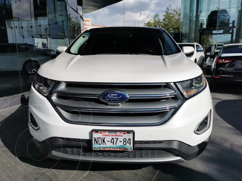 Foto Ford Edge Titanium usado (2018) color Blanco financiado en mensualidades(enganche $141,250 mensualidades desde $13,758)