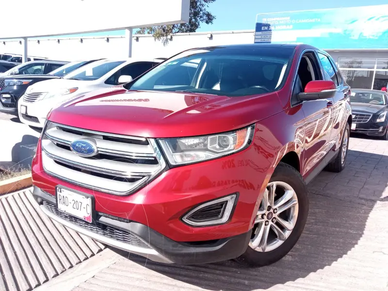 Foto Ford Edge SEL PLUS usado (2017) color Rojo financiado en mensualidades(enganche $103,750 mensualidades desde $10,029)