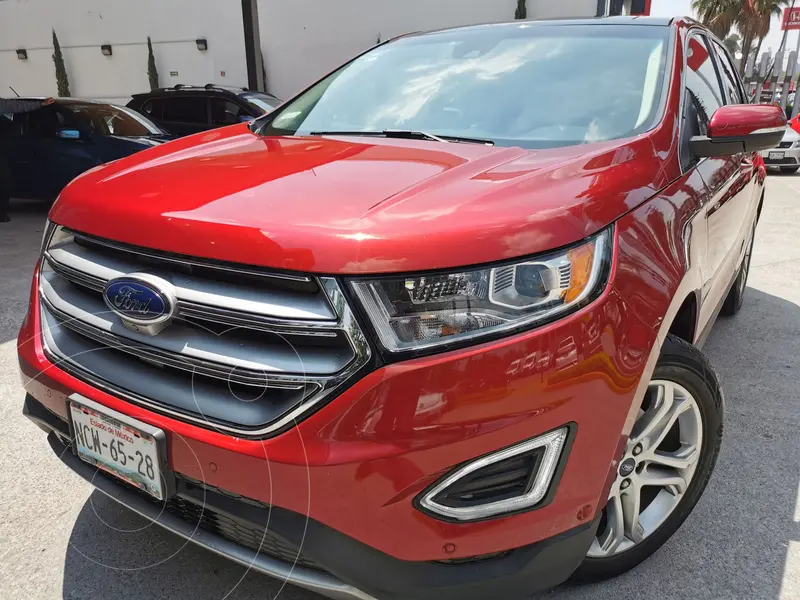 Foto Ford Edge SEL PLUS usado (2018) color Rojo financiado en mensualidades(enganche $131,250 mensualidades desde $12,908)