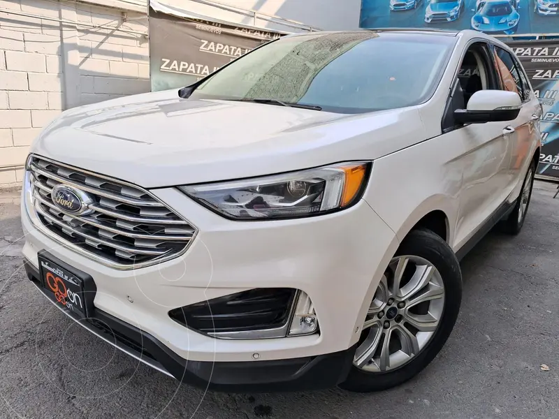 Foto Ford Edge Titanium usado (2019) color Blanco financiado en mensualidades(enganche $114,178 mensualidades desde $8,731)