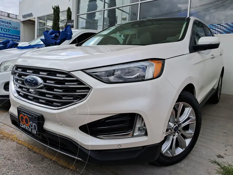 Foto Ford Edge Titanium usado (2019) color Blanco financiado en mensualidades(enganche $143,500 mensualidades desde $8,323)