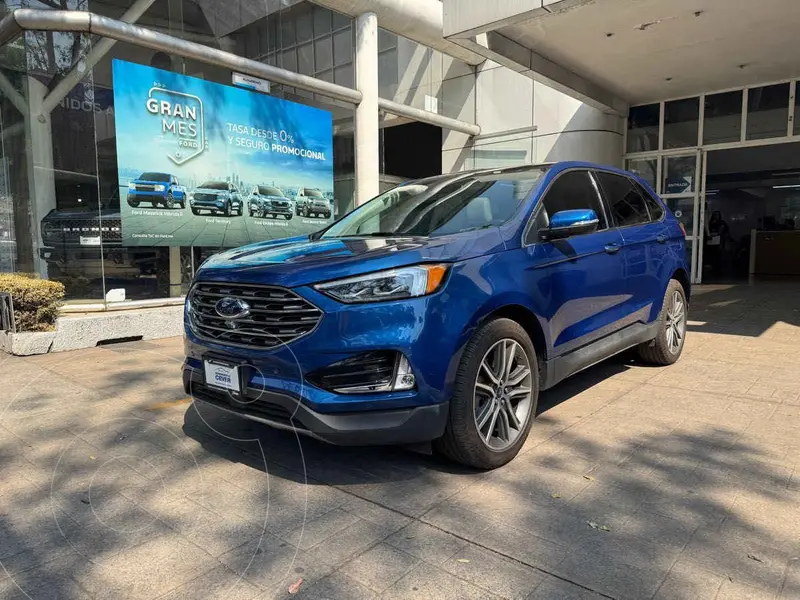 Foto Ford Edge Titanium usado (2022) color Azul financiado en mensualidades(enganche $167,431 mensualidades desde $17,817)