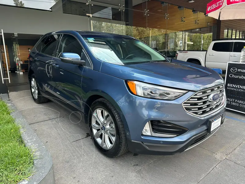 Foto Ford Edge Titanium usado (2019) color Azul financiado en mensualidades(enganche $134,750 mensualidades desde $13,805)