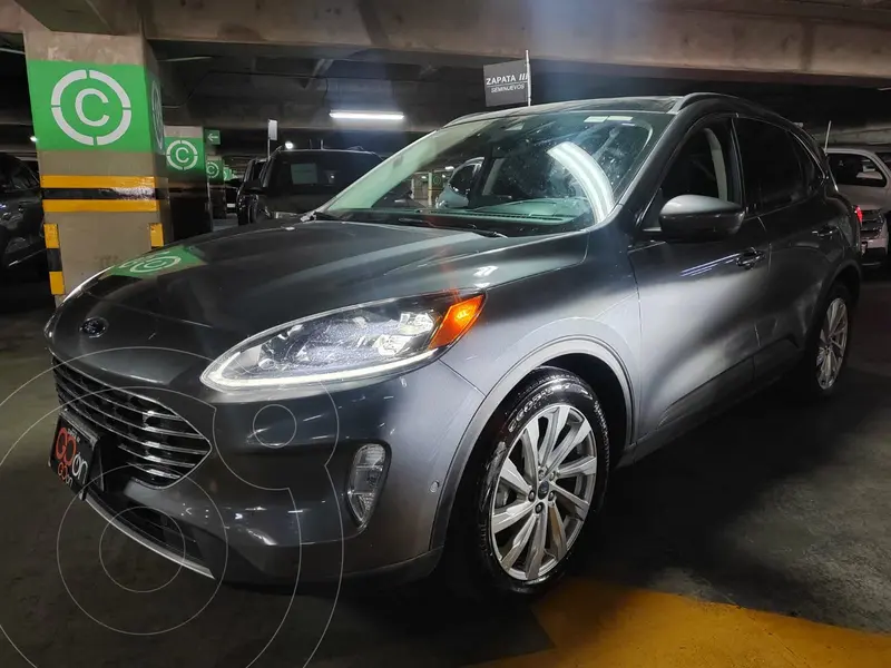 Foto Ford Escape Hibrida Titanium usado (2021) color Gris financiado en mensualidades(enganche $147,150 mensualidades desde $11,252)