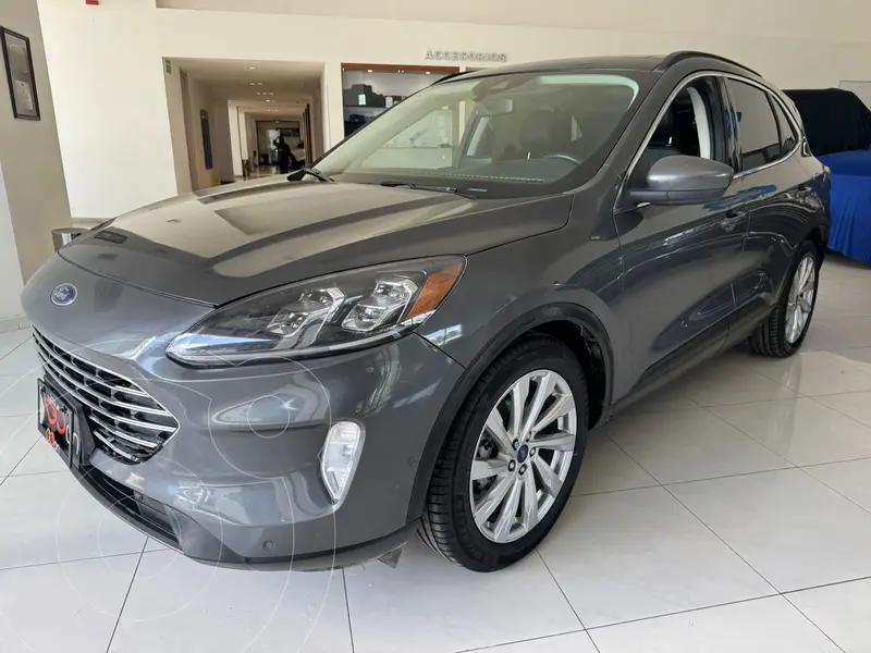 Foto Ford Escape Hibrida Titanium usado (2022) color Gris financiado en mensualidades(enganche $149,602 mensualidades desde $11,440)