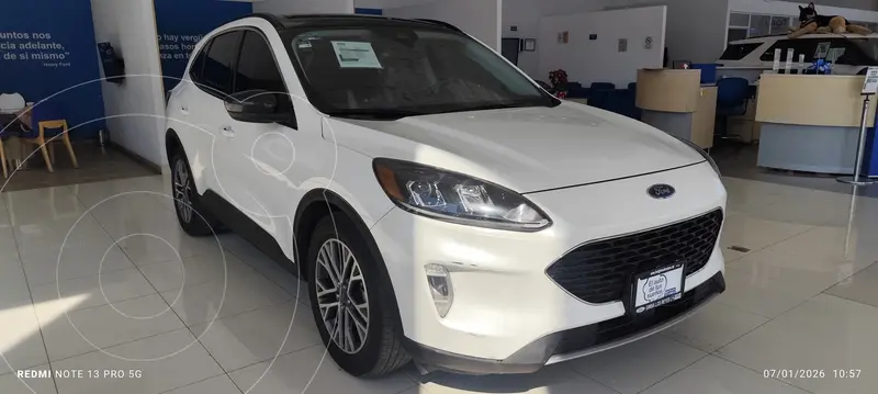 Foto Ford Escape Hibrida SEL Limited usado (2021) color Blanco financiado en mensualidades(enganche $111,220 mensualidades desde $7,699)