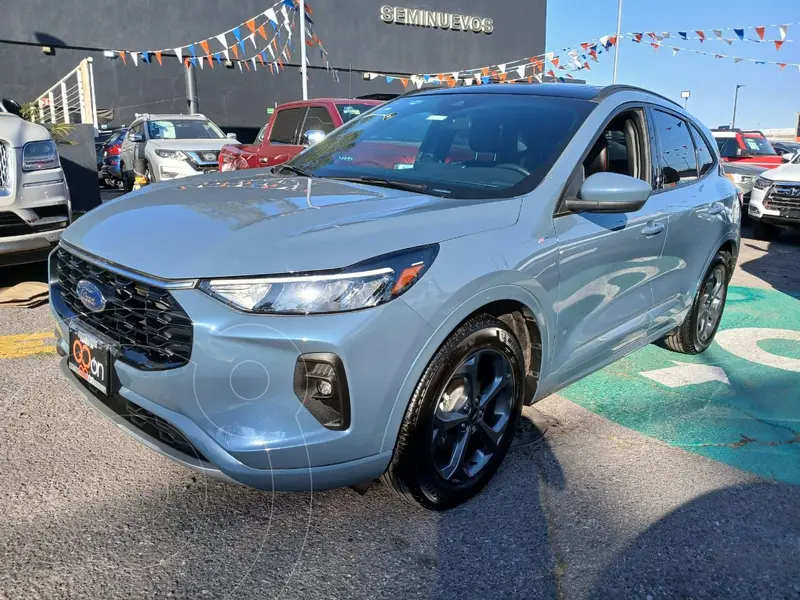 Foto Ford Escape Hibrida ST Line usado (2023) color azul petrleo financiado en mensualidades(enganche $178,488 mensualidades desde $13,649)