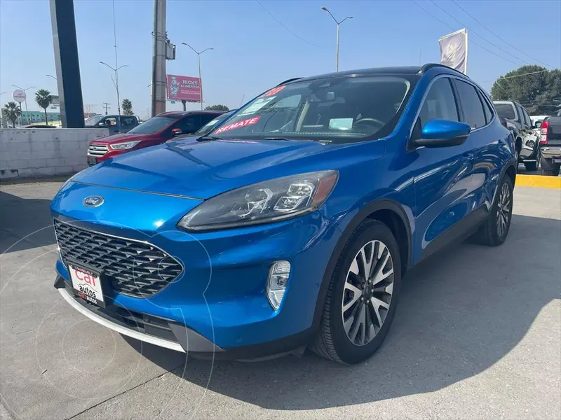 Foto Ford Escape TITANIUM ECOBOOST 2.0L usado (2020) color Azul Electrico precio $448,000