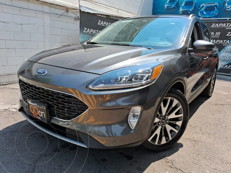 Foto Ford Escape Titanium EcoBoost usado (2020) color Gris financiado en mensualidades(enganche $118,538 mensualidades desde $9,064)