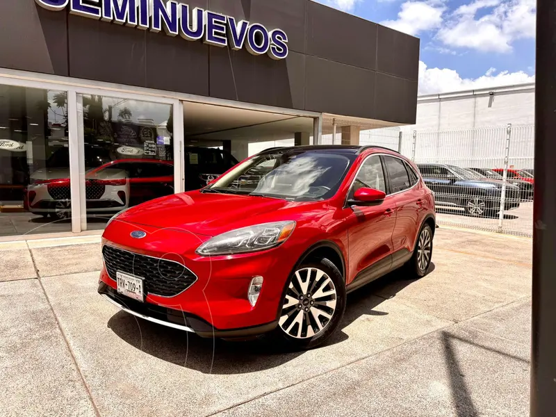 Foto Ford Escape Titanium EcoBoost usado (2020) color Rojo financiado en mensualidades(enganche $76,780 mensualidades desde $8,620)