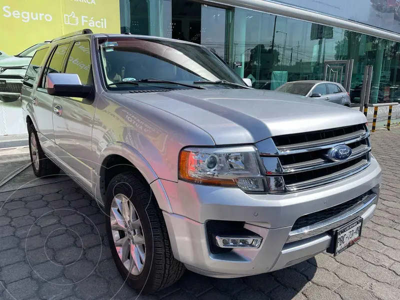 Foto Ford Expedition Limited 4x2 usado (2017) color Plata financiado en mensualidades(enganche $123,625 mensualidades desde $10,438)