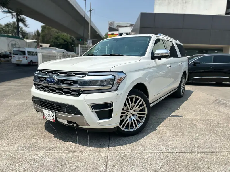 Foto Ford Expedition Platinum Max 4x4 usado (2022) color Blanco financiado en mensualidades(enganche $253,000 mensualidades desde $28,403)