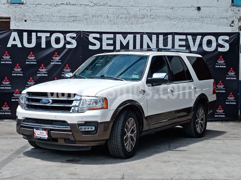 Foto Ford Expedition King Ranch 4x2 usado (2016) color Blanco Platinado precio $415,000