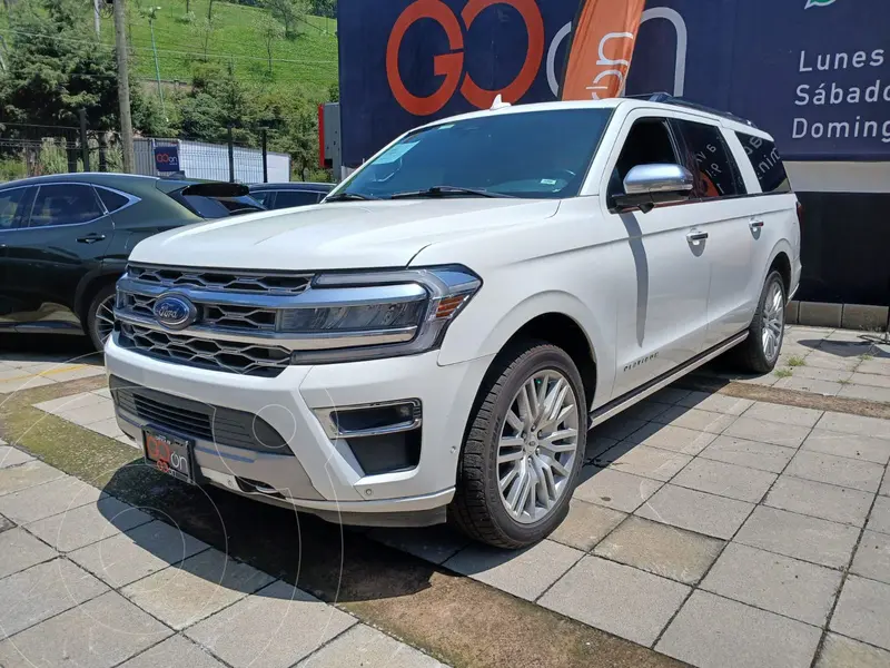 Foto Ford Expedition Platinum Max 4x4 usado (2022) color Blanco financiado en mensualidades(enganche $286,125 mensualidades desde $21,880)