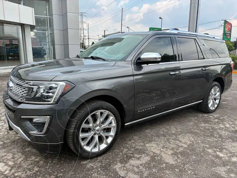 Foto Ford Expedition Platinum 4x4 MAX usado (2018) color Gris financiado en mensualidades(enganche $100,800 mensualidades desde $10,997)
