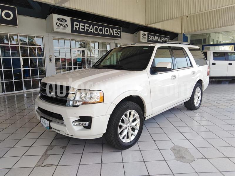 Ford Expedition Limited 4x2 usado (2016) color Blanco precio $465,000