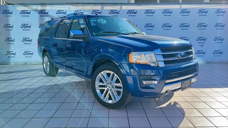 Foto Ford Expedition Platinum 4x4 MAX usado (2017) color Azul Electrico precio $520,000