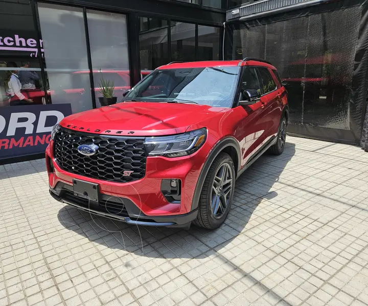 Foto Ford Explorer ST 3.0L Ecoboost AWD Aut nuevo color Rojo financiado en cuotas(pie $12.500.000)