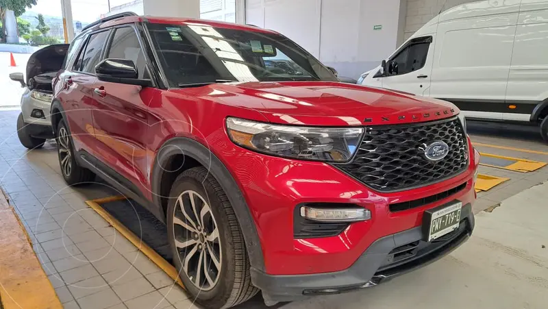 Foto Ford Explorer ST 3.0L usado (2023) color Rojo financiado en mensualidades(enganche $221,890 mensualidades desde $17,045)