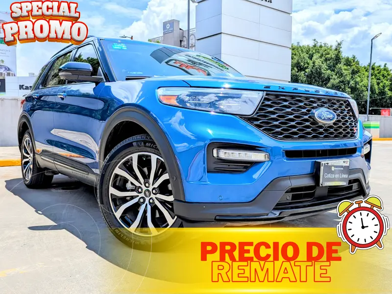 Foto Ford Explorer ST 3.0L usado (2021) color Azul financiado en mensualidades(enganche $296,362 mensualidades desde $12,732)