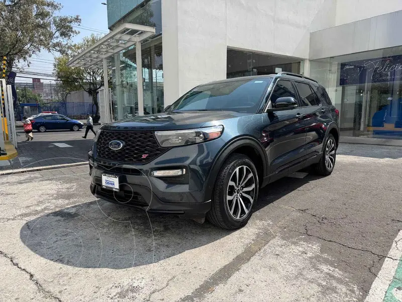 Foto Ford Explorer ST 3.0L usado (2022) color Azul financiado en mensualidades(enganche $241,203 mensualidades desde $25,667)