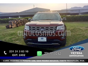 Foto venta Auto usado Ford Explorer 3.5 XLT V6 4X2 AT (2016) color Bronce precio $399,800