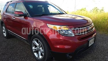 foto Ford Explorer 5p Limited V6/3.5 Aut usado (2015) color Rojo precio $370,000